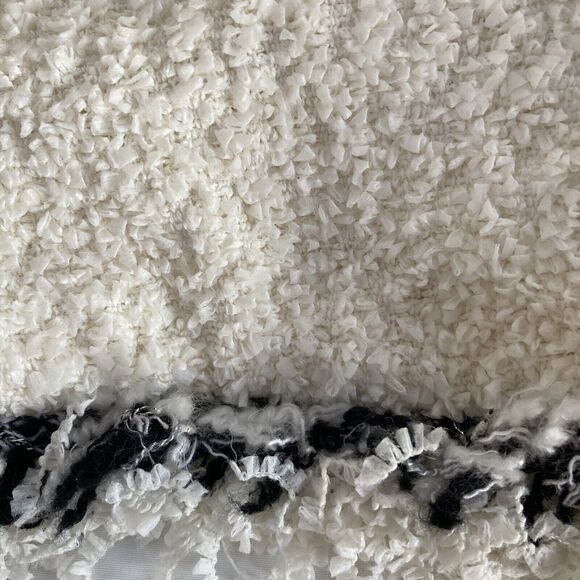 Sacai Women's High Waisted Tweed Shorts size L/10 - Off White Made in Japan NWT - Picture 9 of 10